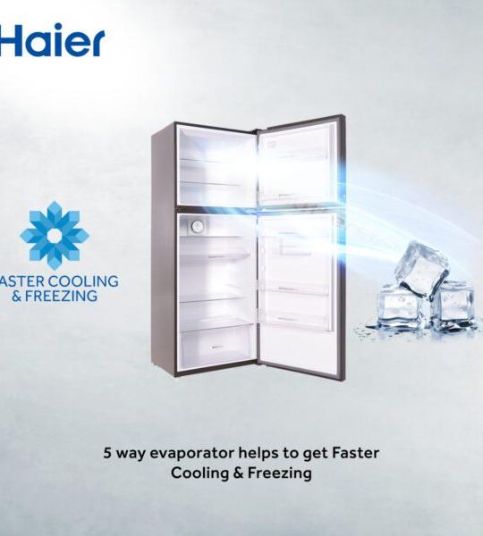 Haier HRF-316IAPA+/IARA+ 12 Cu Ft Inverter Refrigerator